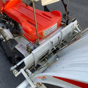 直接引取り限定 長野県上田市より 歩行型 クボタ 農具 田植機 RAINBOW ゆうターン SP-2 未使用保管品 エンジン快調の画像7