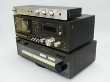 y393 テクニクス SH-3035 ミキシングアンプ RS-M50 カセットデッキ チューナー ST-8075 三台 まとめて_画像2