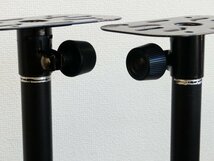 y397 ULTIMATE アルティメイト MUSIKA ムジカ TS70B スピーカー スタンド 2本セット 高さ約105～200cm 直径35mm_画像7