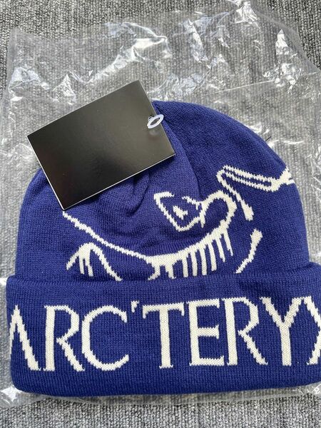 【新品未使用】arcteryx アークテリクス ビーニー　ニット帽　ブルー