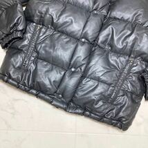 1円〜 最高級茶タグ MONCLER モンクレール ダウンジャケット ブラック 黒 ペッパージャパン正規代理店タグ ワッペン 肉厚 0サイズ 希少_画像3