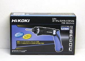 HiKOKI ハイコーキ 3.6V コードレスドライバドリル FDB3DL2(LCS) バッテリー×1 充電器付 日立工機 2041049