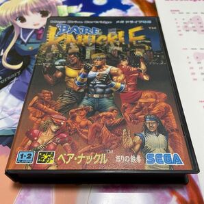 セガ メガドライブ ソフト SEGA GENESIS ベア・ナックル 怒りの鉄拳 正規品の画像1