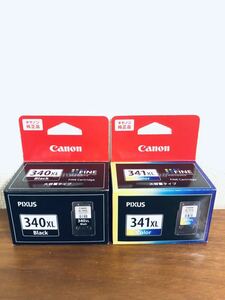 送料無料◆Canon 純正インクカートリッジ BC-340XL+BC-341XL ブラック+カラー(大容量) 新品