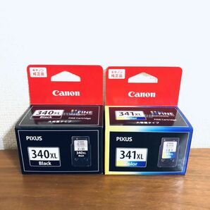 送料無料●Canon 純正インクカートリッジ BC-340XL+BC-341XL ブラック+カラー 大容量 新品の画像1