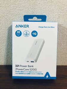 送料無料◆Anker 321 Power Bank (PowerCore 5200) コンパクトモバイルバッテリー 5200mAh A1112N21 新品