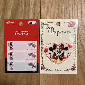 ディズニーワッペン ミッキ ミニー