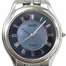 SEIKO セイコー DOLCE ドルチェ 腕時計 8J41-6030 クオーツ ラウンド コレクション コレクター シェル 軽量 軽い 薄型 シンプル おしゃれ_画像1