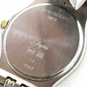 LONGINES ロンジン 腕時計 クオーツ アナログ ラウンド ゴールド シルバー ウォッチ ヴィンテージ カレンダー コレクション シンプルの画像6