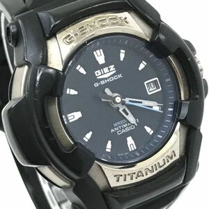 CASIO カシオ G-SHOCK ジーショック GIEZ 腕時計 GS-510-2A クオーツ ラウンド ブラック TITANIUM チタニウム 電池交換済み 動作確認済み