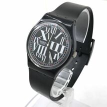 Swatch スウォッチ GESETTO 腕時計 GB155 クオーツ コレクション コレクター おしゃれ ブラック 格好良い 新品電池交換済 動作確認済_画像2