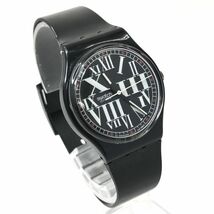 Swatch スウォッチ GESETTO 腕時計 GB155 クオーツ コレクション コレクター おしゃれ ブラック 格好良い 新品電池交換済 動作確認済_画像3