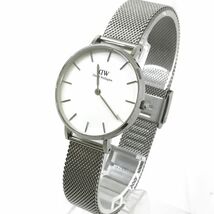 Daniel Wellington ダニエルウェリントン Classic クラシック 腕時計 B32S1 クオーツ アナログ ラウンド ホワイト 電池交換済 動作確認済み_画像3