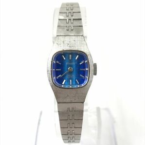 CITIZEN special シチズン スペシャル 腕時計 4-674154 手巻き 23石 カットガラス ブルー グラデ ヴィンテージ コレクション スクエアの画像3