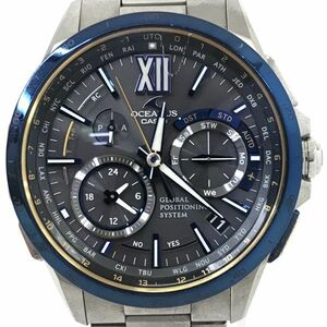 CASIO カシオ OCEANUS オシアナス 世界限定 2000本 腕時計 OCW-G1000E-1 GPS ハイブリッド 電波ソーラー タフソーラー チタン 動作確認済