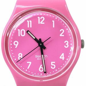 超美品 Swatch スウォッチ DRAGON FRUIT ドラゴン フルーツ 腕時計 GP128 クオーツ コレクション コレクター ピンク 電池交換済 動作確認済