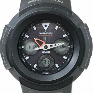 CASIO カシオ G-SHOCK ジーショック 腕時計 AWG-M510-1A 電波ソーラー アナデジ マルチバンド6 ラウンド カレンダー 箱付き 動作確認済