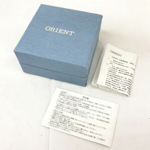 新品 ORIENT オリエント スリースター Crystal 腕時計 NQ1X-Q0 自動巻き 機械式 アナログ ラウンド ピンク シルバー ヴィンテージ 箱付の画像7