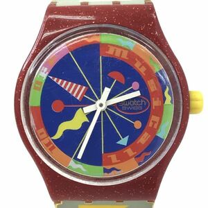 Swatch スウォッチ FANDANGO 腕時計 SLR100 クオーツ ヴィンテージ コレクション コレクター おしゃれ カラフル ポップ 可愛い 個性的