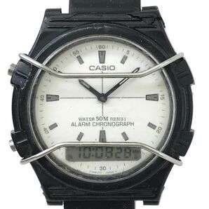 CASIO カシオ 腕時計 AW-5 クオーツ CHRONOGRAPH クロノグラフ ヴィンテージ コレクション コレクター アナデジ 電池交換済 動作確認済の画像1