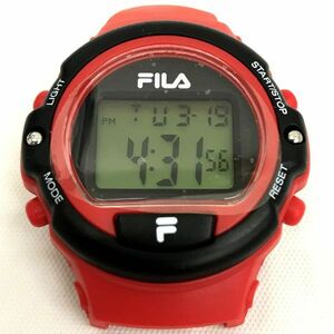 FILA フィラ 腕時計 クオーツ デジタル カレンダー レッド コレクション コレクター カジュアル 新品電池交換済 動作確認済 箱付き