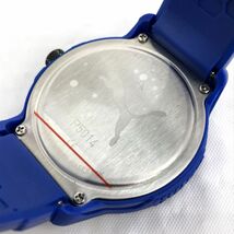 新品 PUMA プーマ Reset 腕時計 クオーツ P5014 アナログ ブルー カレンダー コレクション おしゃれ シンプル ファッション 箱付_画像6