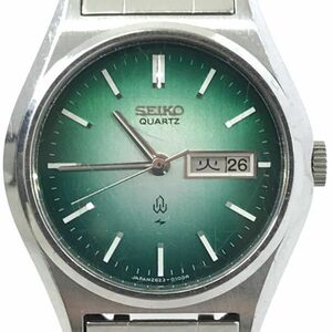 SEIKO セイコー 腕時計 2623-0100 クオーツ アナログ ラウンド 水晶マーク 亀戸精工舎 ヴィンテージ カレンダー 電池交換済み 動作確認済み