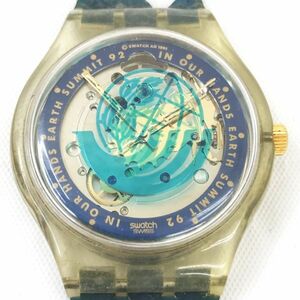 Swatch スウォッチ 1992年 地球サミット 腕時計 自動巻き 機械式 オートマティック コレクション コレクター スケルトン 動作確認済