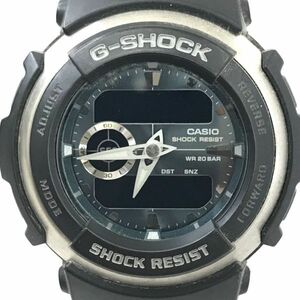 CASIO カシオ G-SHOCK ジーショック G-SPIKE Gスパイク 腕時計 G-300-3A クオーツ アナデジ ラウンド ブラック 樹脂ベルト 20気圧防水