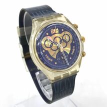 Swatch スウォッチ 94年 オリンピック 100周年記念 腕時計 SCZ101 クオーツ コレクション コレクター クロノグラフ 電池交換済 動作確認済_画像3