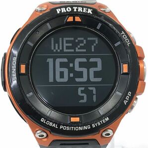 CASIO カシオ PROTREK プロトレック スマートウォッチ スマートアウトドアウォッチ 腕時計 WSD-F20-RG GPS搭載 オレンジ ブラック 動作OKの画像1