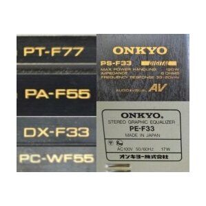 K●【ジャンク】ONKYO PT-F77 PS-F33 PA-F55 PE-F33 PC-WF55 DX-F33 システムコンポ オンキョーの画像8