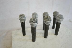 K●【中古】SHURE SM58 ダイナミックマイク 7本セット② シュア