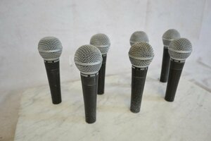 K●【中古】 SHURE SM58 ダイナミックマイク 7本セット③