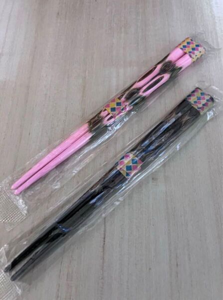 箸 子供用 若狭塗り 2本セット お箸 木製 可愛い