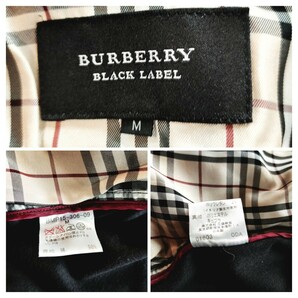 BURBERRY BLACK LABEL 03【春の艶出しアウター】バーバリーブラックレーベル シャツ ジャケット アウター ノバチェック シルバーロゴ金具の画像7