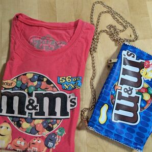 M&M's　エムアンドエムズ　半袖Tシャツ　バッグ　2点セット