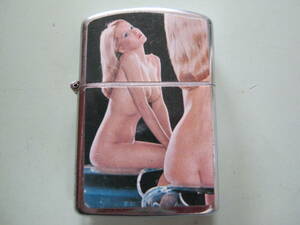 [ lighter. table, reverse side . nude . printing was done oil lighter (1970 period unused goods )]②