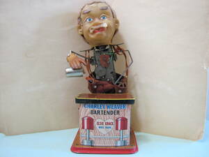 .. toy [ bar ton da-ROSKO Charley Weaver BATTERY POWERED BARTENDER( junk )]①