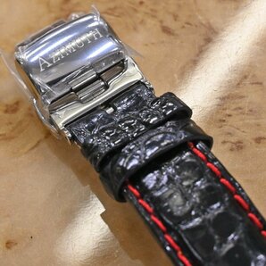 本物 新品 アジムート 極希少 ダイヤベゼル レインボーバケット グランドバカラ メンズウォッチ 男性用自動巻腕時計 純正ベルト AZIMUTHの画像9