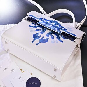 本物 未使用品 デルヴォー 極希少 タンペート 生誕50周年記念限定 Tempte MM Papillon ハンドバッグ ショルダーバッグ 保証書付 DELVAUXの画像4