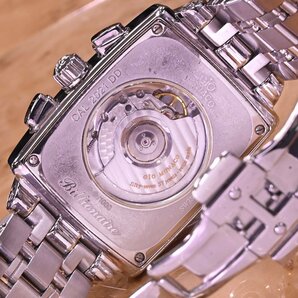 本物 超美品 ジオモナコ 極希少 オートマチック クロノグラフ ビリオネア メンズウォッチ 男性用自動巻腕時計 純正SSブレス GIO MONACOの画像8