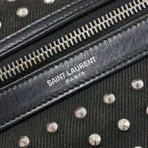 本物 サンローラン パリ 完売 スタッズレザーポケット メンズバックパック リュックサック シティバッグ SAINT LAURENT PARIS_画像5