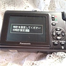 平成レトロ　Panasonic デジタルカメラ パナソニックDMC-LZ10　動作します　黒　激安_画像3