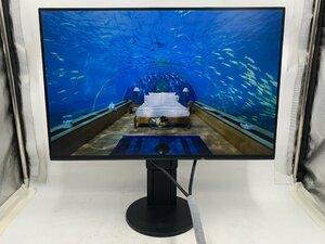 訳アリ EIZO FlexScan EV2456-BK 24.1型 カラー液晶モニター フレームレス/IPS/5m/DisplayPort/HDMI/DVI-D/D-Sub15 使用時間(h)：2795