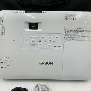 未使用に近い エプソン EPSON EB-1795F [ビジネスプロジェクター モバイルモデル 3200lm フルHD] 10億7000万色の画像2
