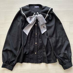  axes femme Kawai i blouse sailor collar beautiful goods ribbon M size 