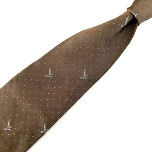 BURBERRYS шелк галстук вышивка точка 