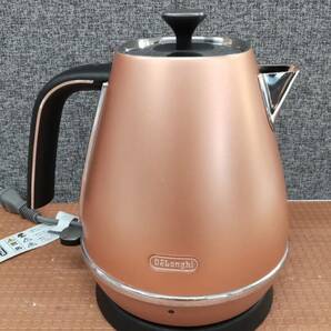 0603k2504 DeLonghi デロンギ ディスティンタコレクション 電気ケトル KBI1200J-CP 1.0Lの画像3