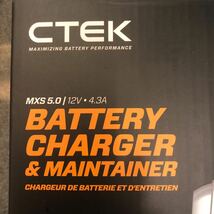 CTEK MXS 5.0 シーテック バッテリーチャージャー 40-206（CTEK MUS4.3 後継機種）日本語説明書付【新品】2020年アップデート版_画像3